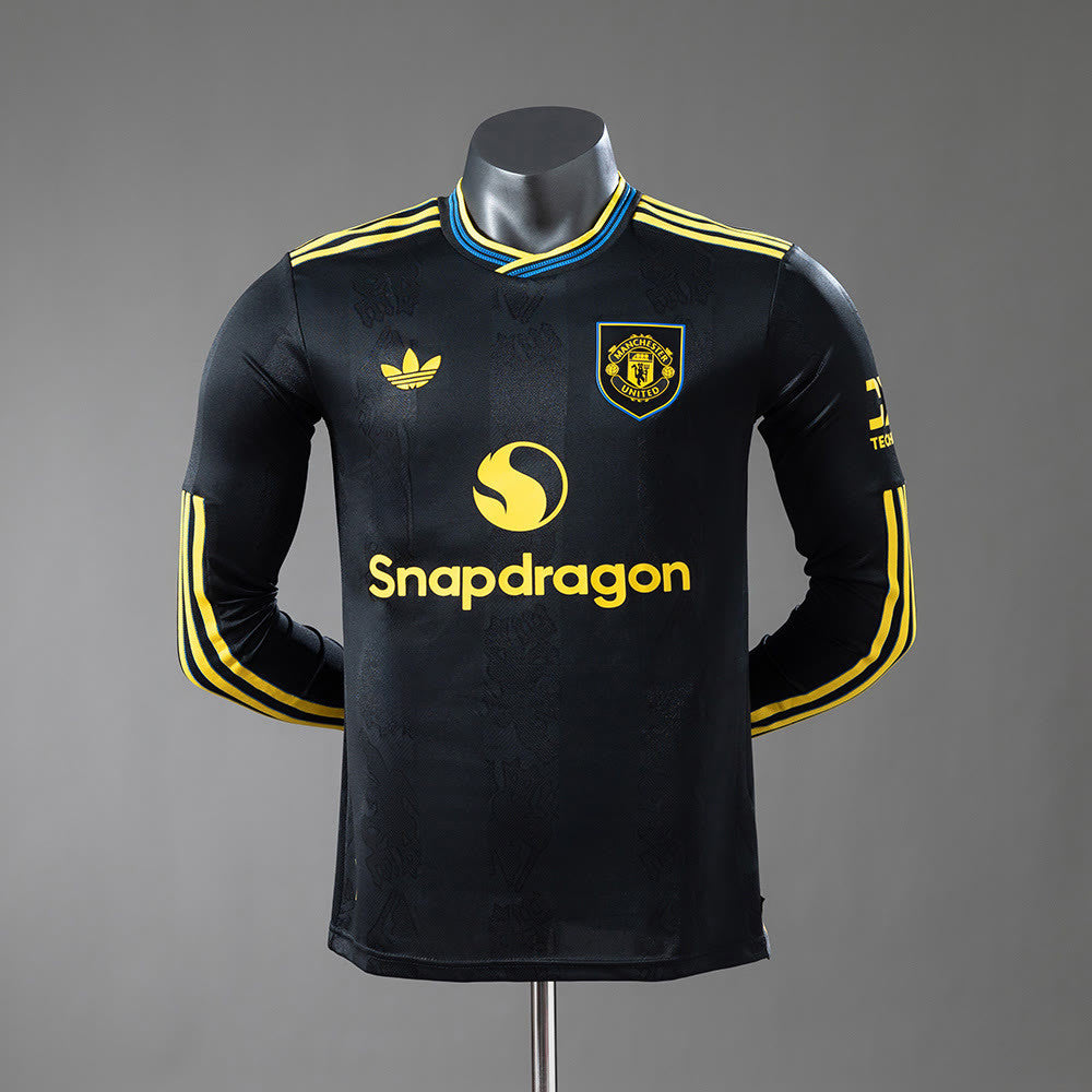 Camisola M-U 25/26 Terceiro jogador Alternativo versão de manga comprida