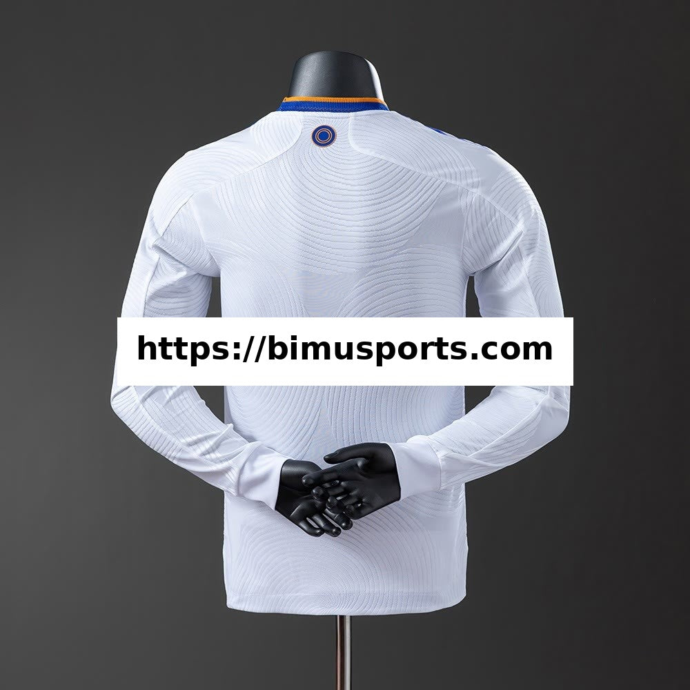 Camisola Real Madrid 21/22 Principal Manga Comprida Versão de Jogador Retro