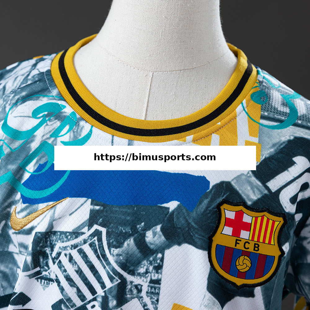 Camisola Barcelona 25/26 Jogador Lendário Edição Especial Equipamento Infantil