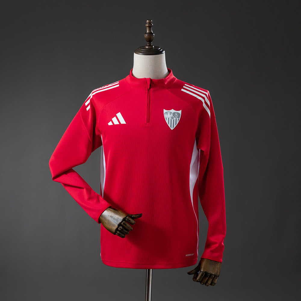 Camisola Sevilla 25/26 Top de Treino Vermelho