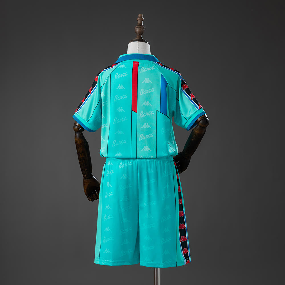 Camisola Barcelona 96/97 Alternativa Equipamento Infantil Retro