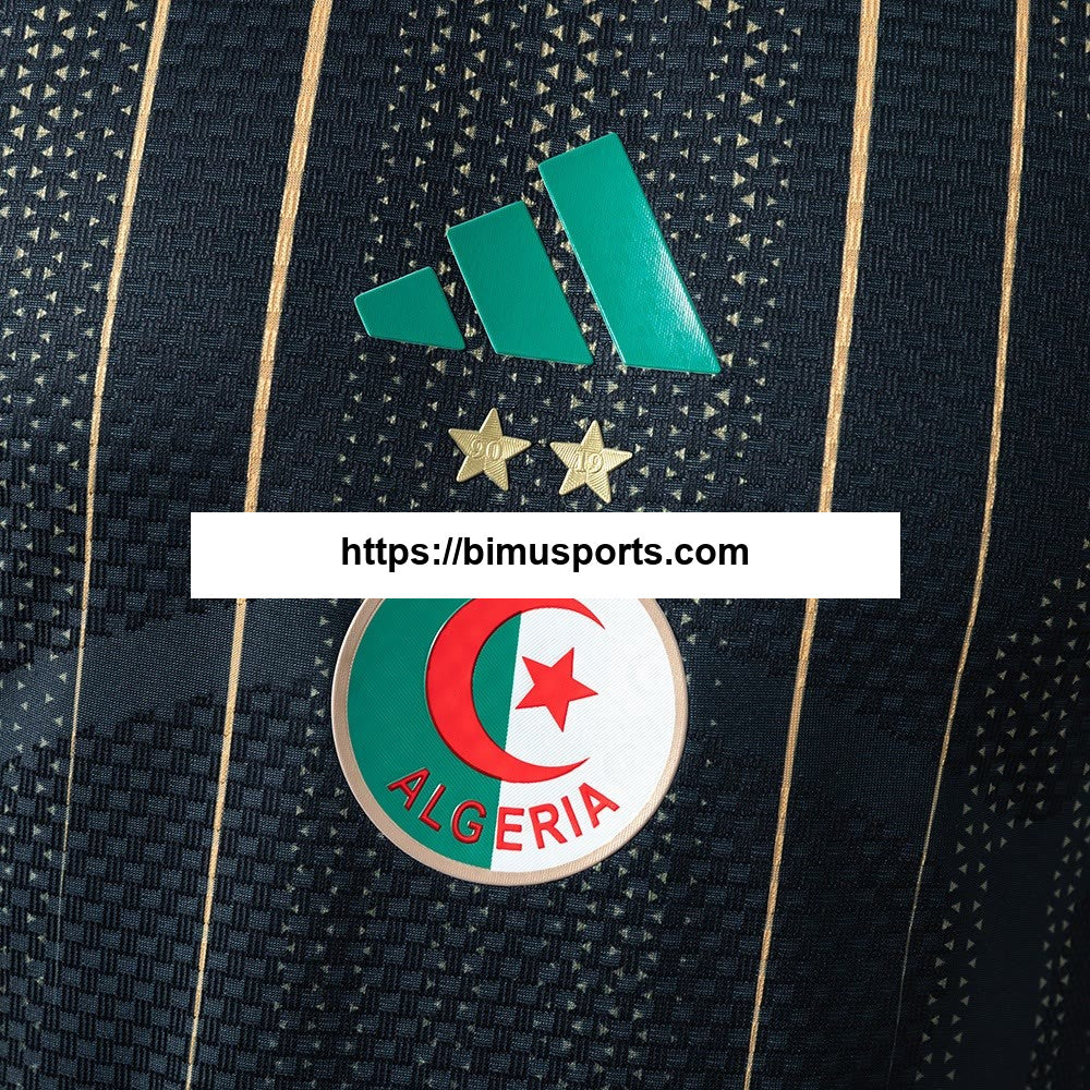 Camisola Argélia 2026 Jogador Versão Preta
