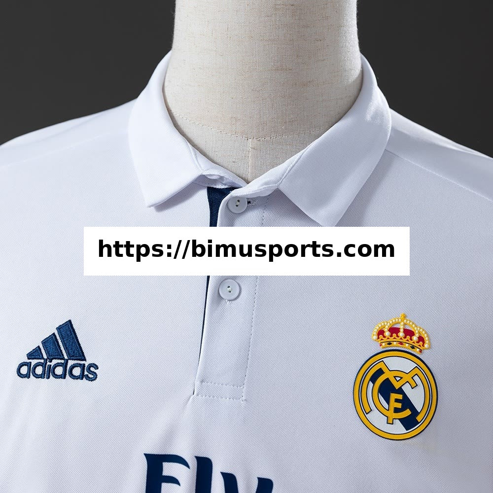Camisola Real Madrid 16/17 Principal Manga Comprida Retro
