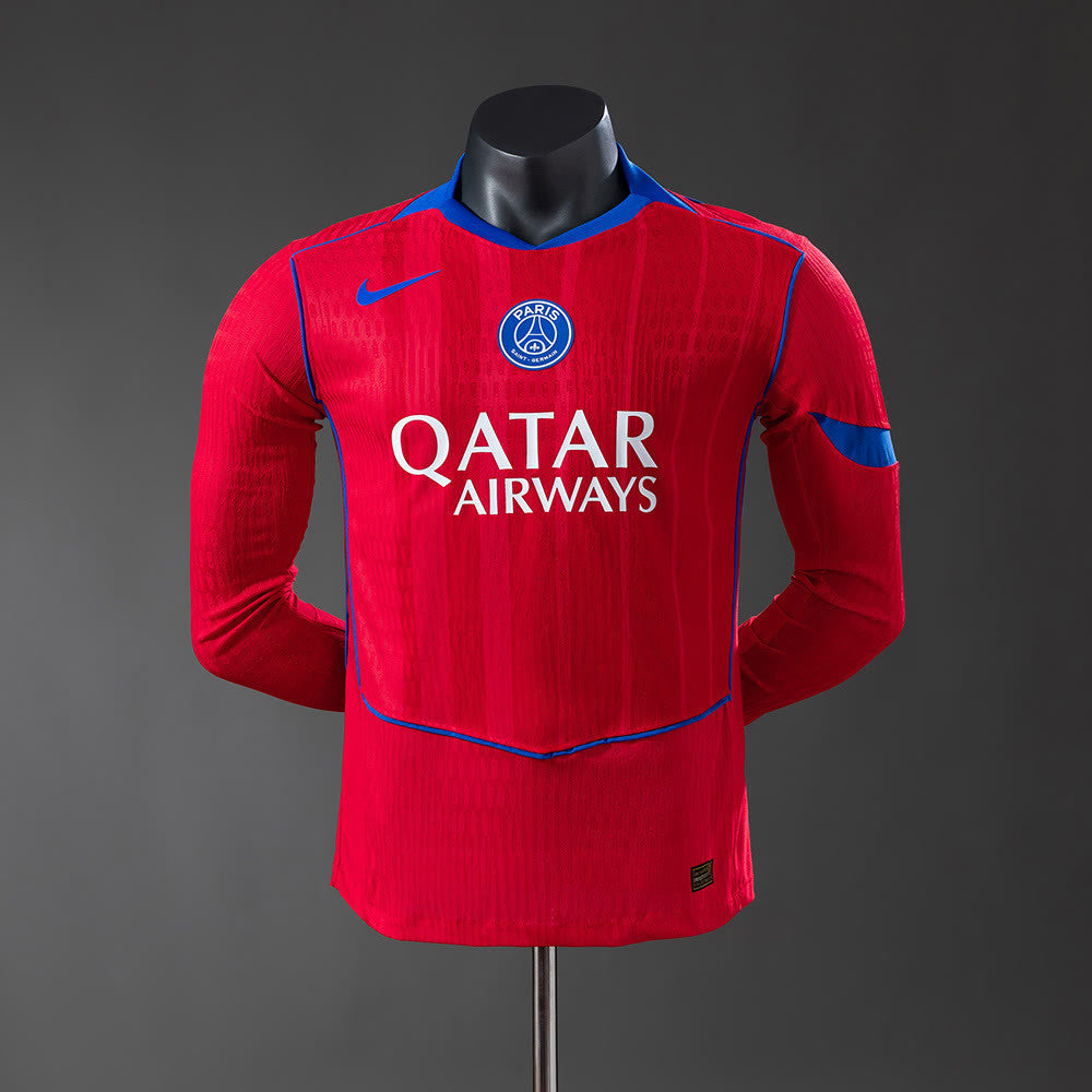 Camisola PSG 25/26 Terceiro Alternativo Jogador de Manga Longa Versão
