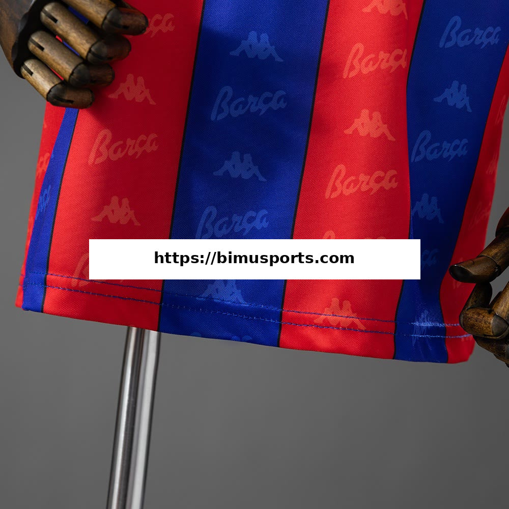 Camisola Barcelona 96/97 Principal Equipamento Infantil Retro