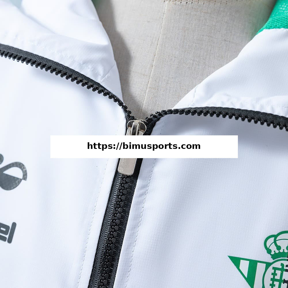 Camisola Real Betis Corta-vento - Fern Verde & Branco & Preto