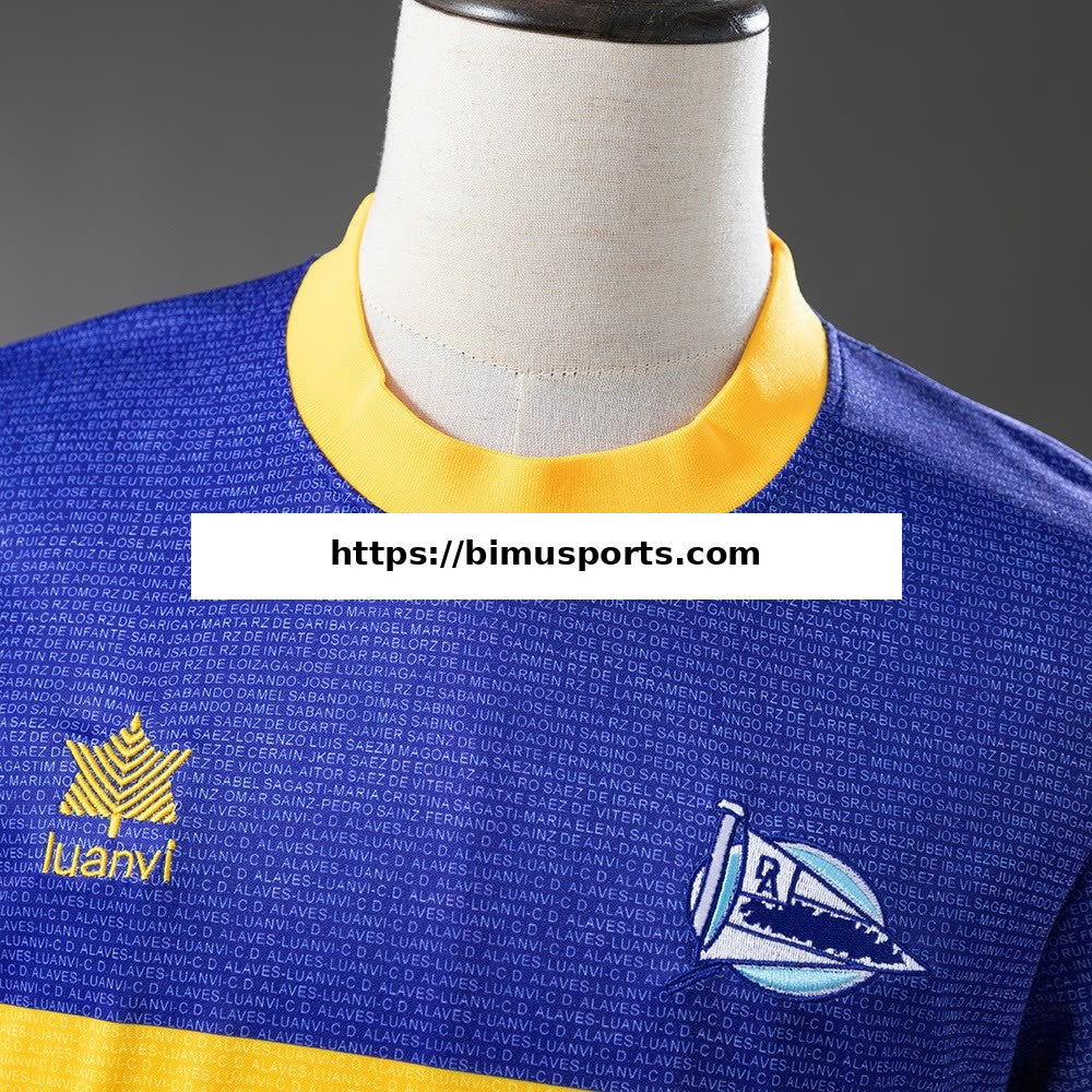 Camisola Deportivo Alavés 00/01 Principal (Liga dos Campeões da UEFA Final Edition) Retro