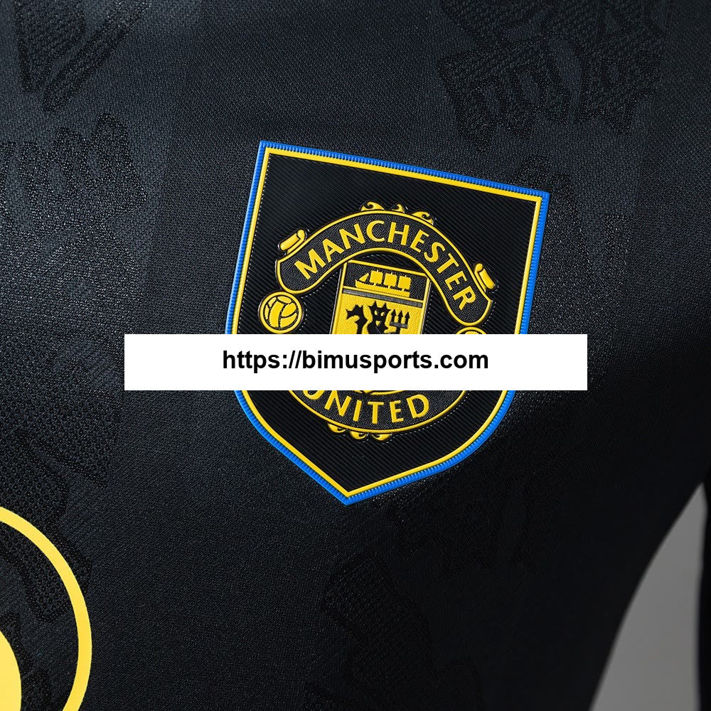 Camisola M-U 25/26 Terceiro jogador Alternativo versão de manga comprida