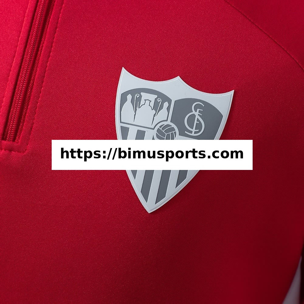 Camisola Sevilla 25/26 Top de Treino Vermelho
