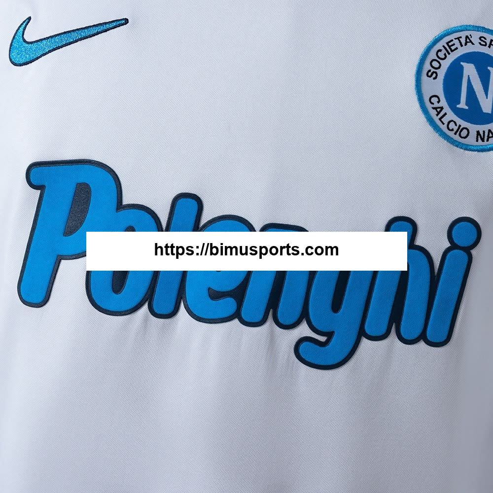 Camisola retrô de manga comprida do Napoli 98/99 Alternativo