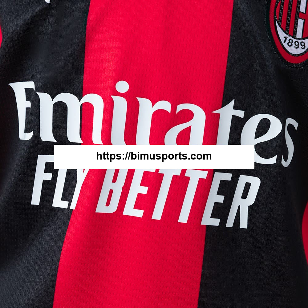 Camisola do kit infantil AC Milan 26/27 Principal