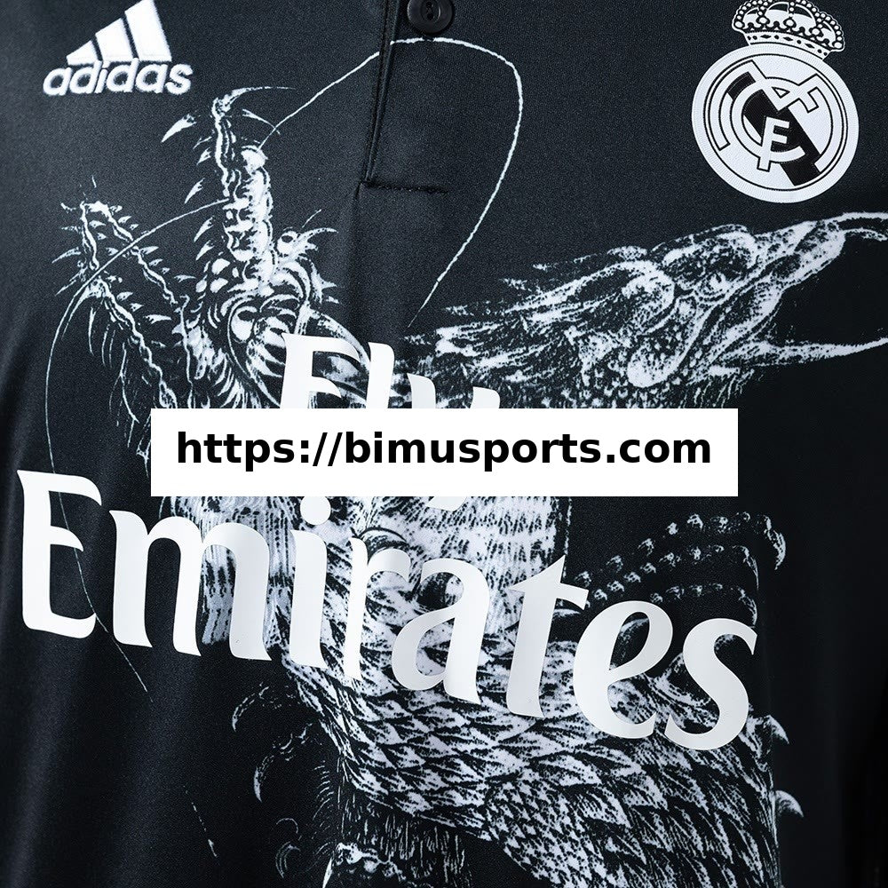 Camisola Real Madrid 2014/15 Segunda Alternativa Manga Comprida Retro