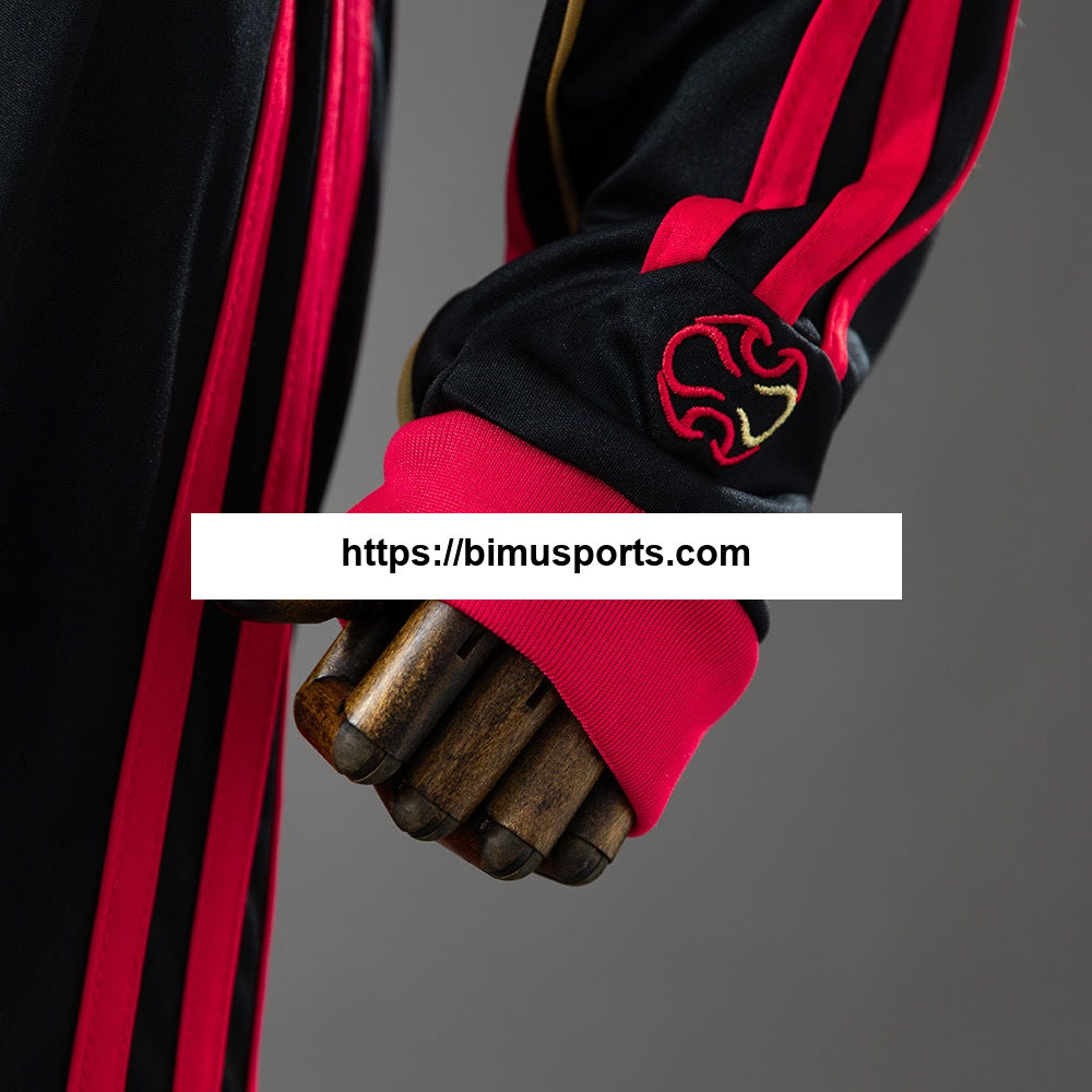 Camisola AC Milan 06/07 Principal Retro Manga Longa Equipamento Infantil
