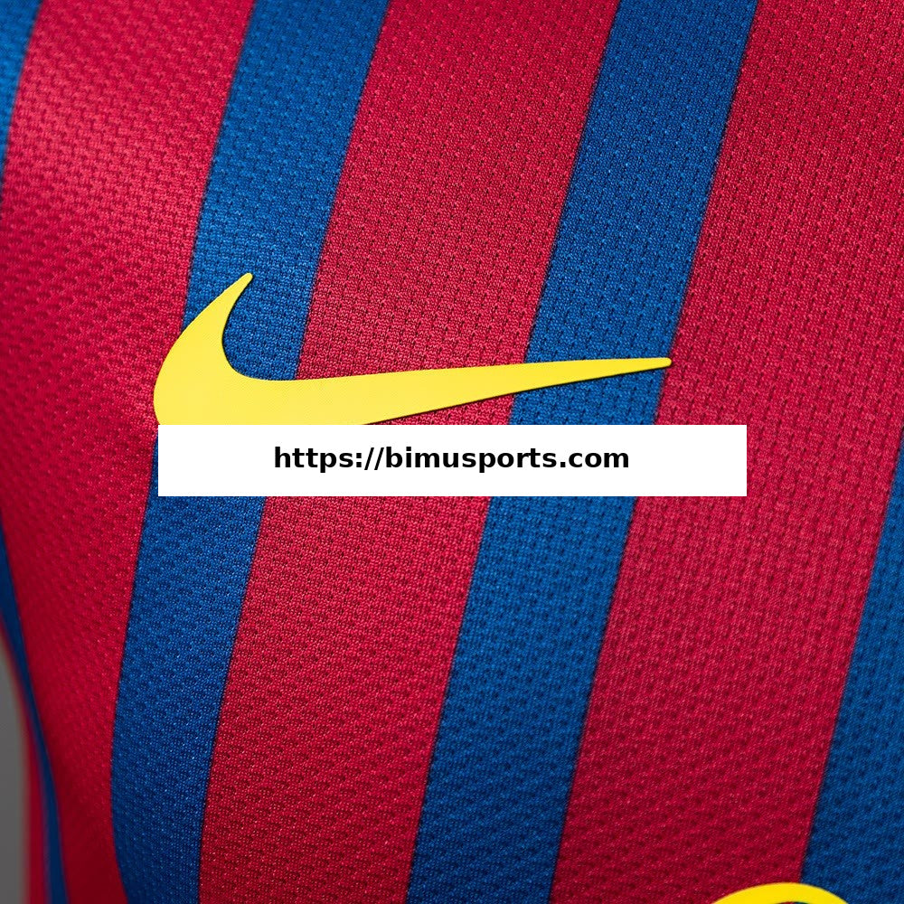 Camisola Barcelona 11/12 Principal Retro Versão de Jogador