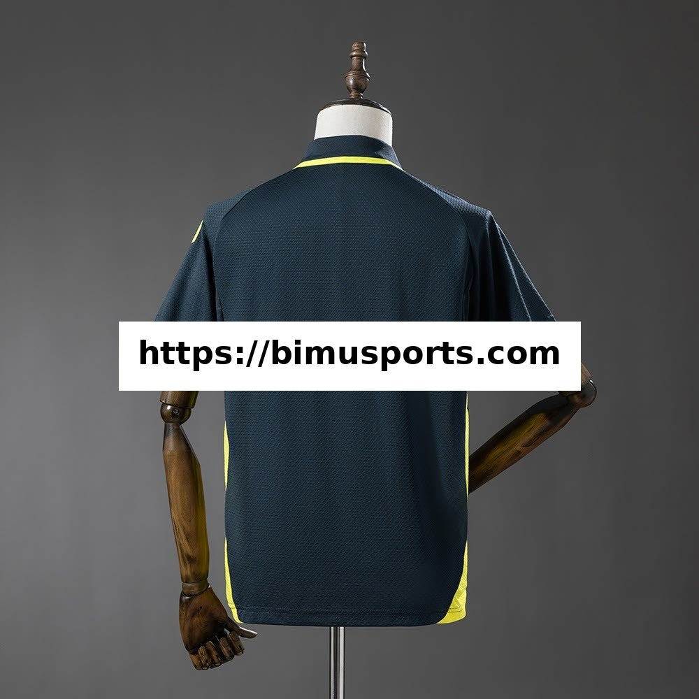 Camisola Real Madrid 25/26 POLO - Cinzento Escuro & Amarelo