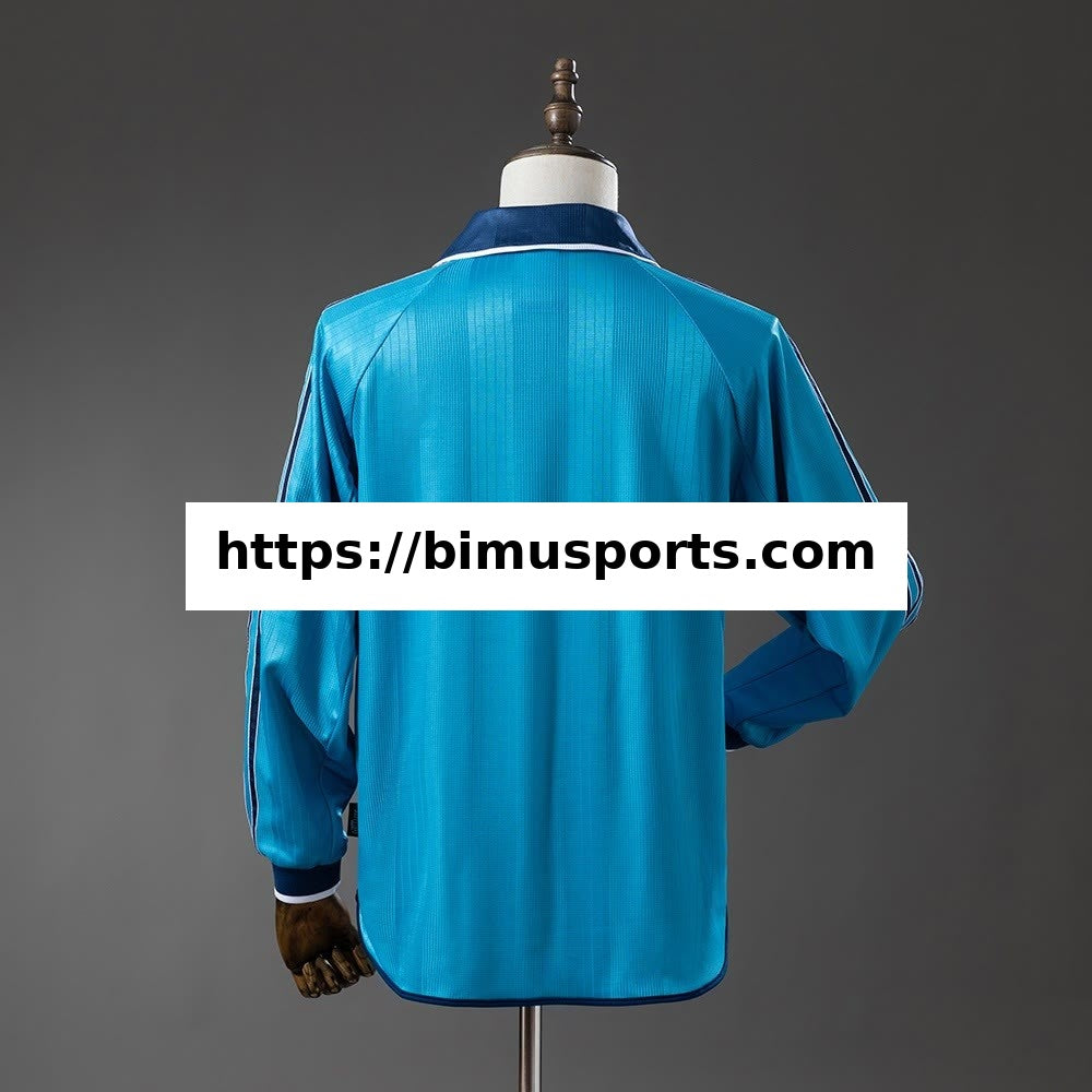 Camisola Real Madrid 99/00 Terceira Alternativa Manga Comprida Retro