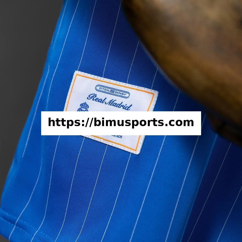Camisola Real Madrid 25/26 Retro Estilo - Azul