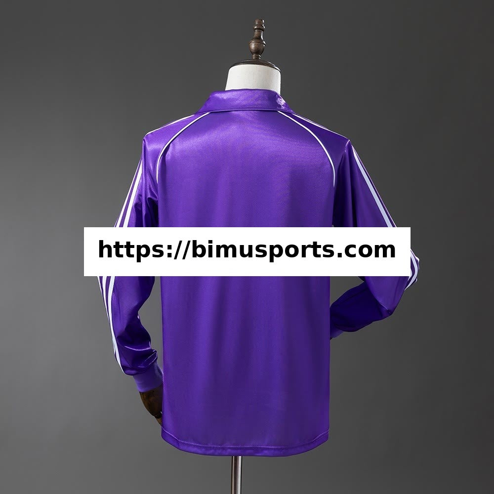 Camisola Real Madrid 84/85 Alternativa Manga Comprida Retro