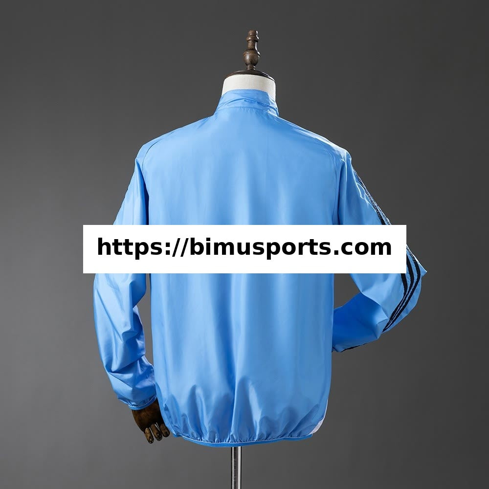 Camisola Real Madrid Casaco Reversível Corta-Vento - Bege & Azul