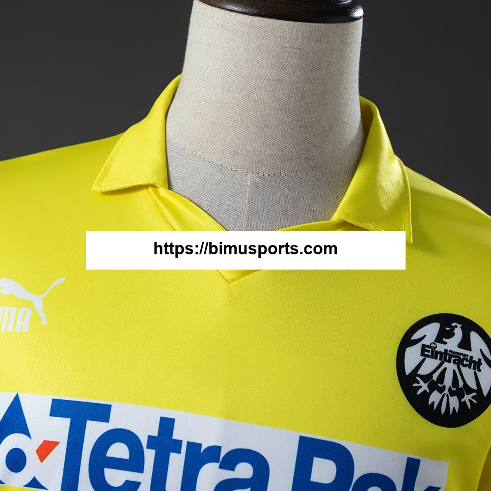 Camisola retrô de manga comprida alternativa Frankfurt 93/96
