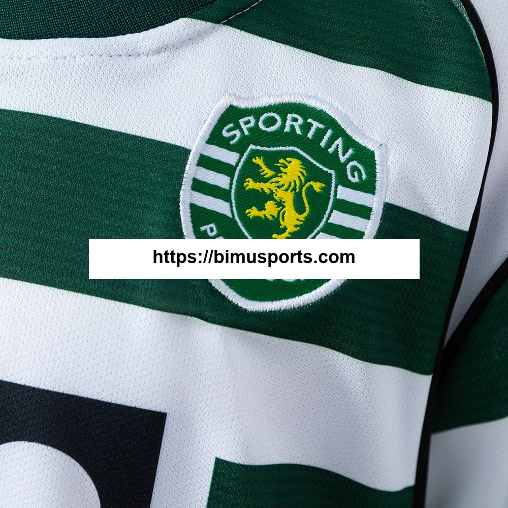 Camisola Sporting CP 01/02 principal retro Long - Sleeve kit
