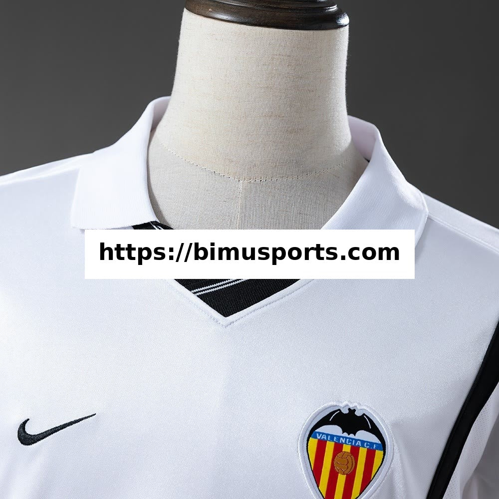 Camisola Valencia 00/01 Retro Manga Comprida
