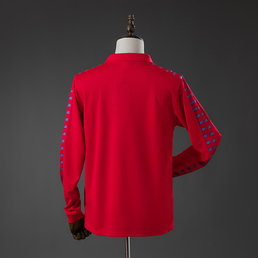 Camisola Osasuna 1983 Principal Retro de Manga Comprida