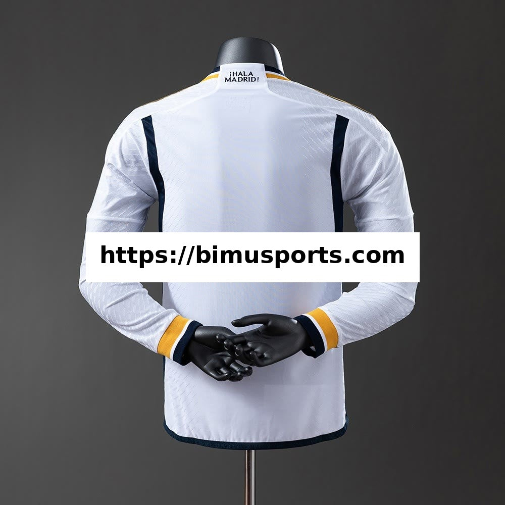 Camisola Real Madrid 23/24 Principal Manga Comprida Versão de Jogador