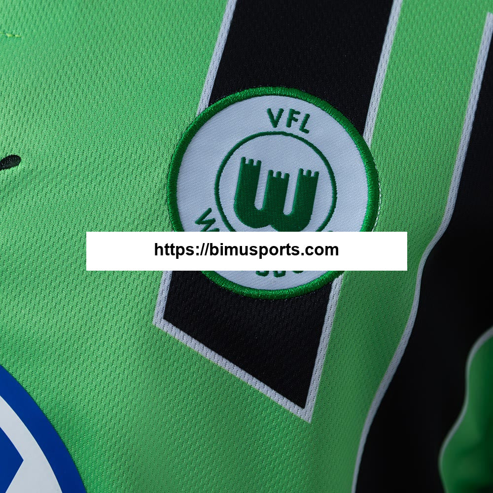 Camisola retrô de manga comprida Wolfsburg 99/00 Alternativo