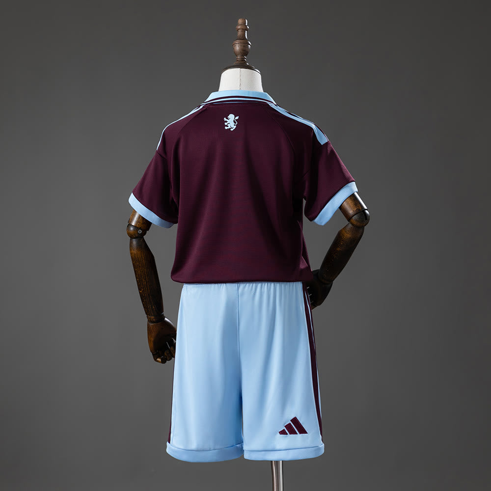Aston Villa 26/27 Principal Equipamento Infantil