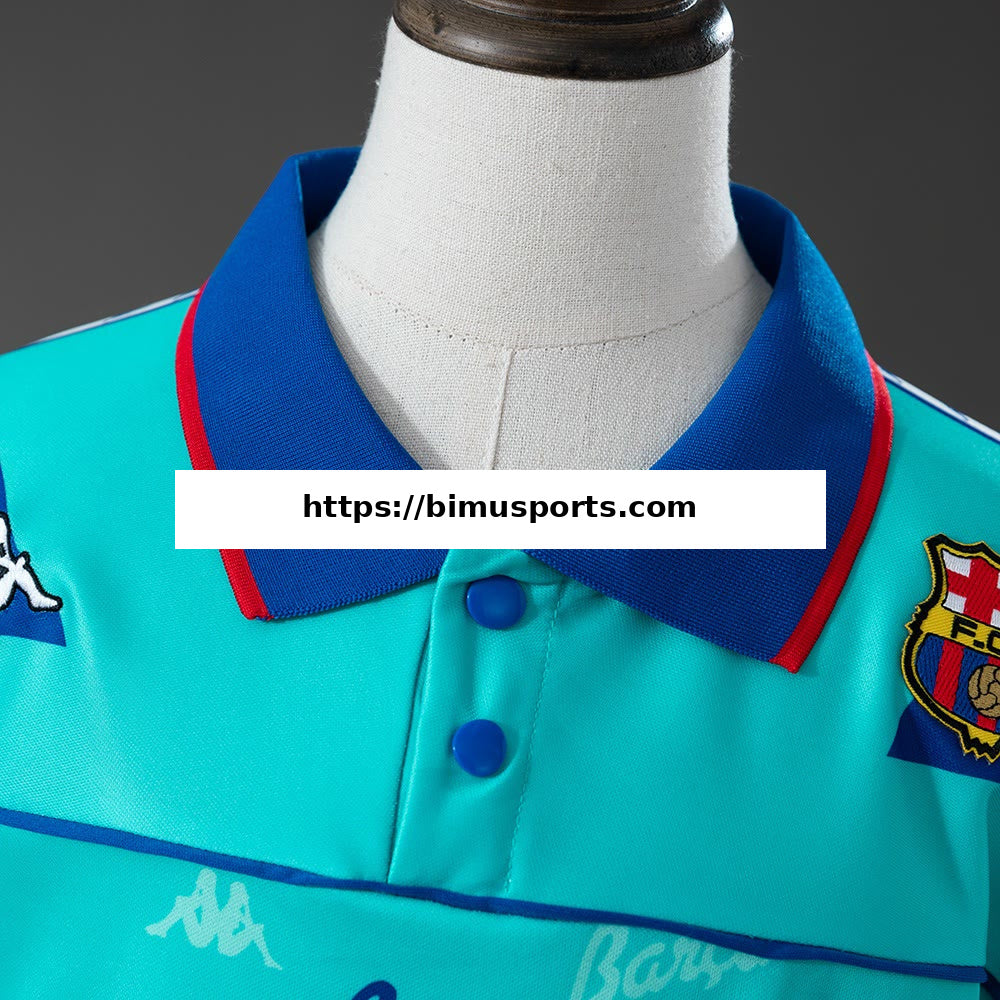 Camisola Barcelona 92/95 Alternativa Equipamento Infantil Retro