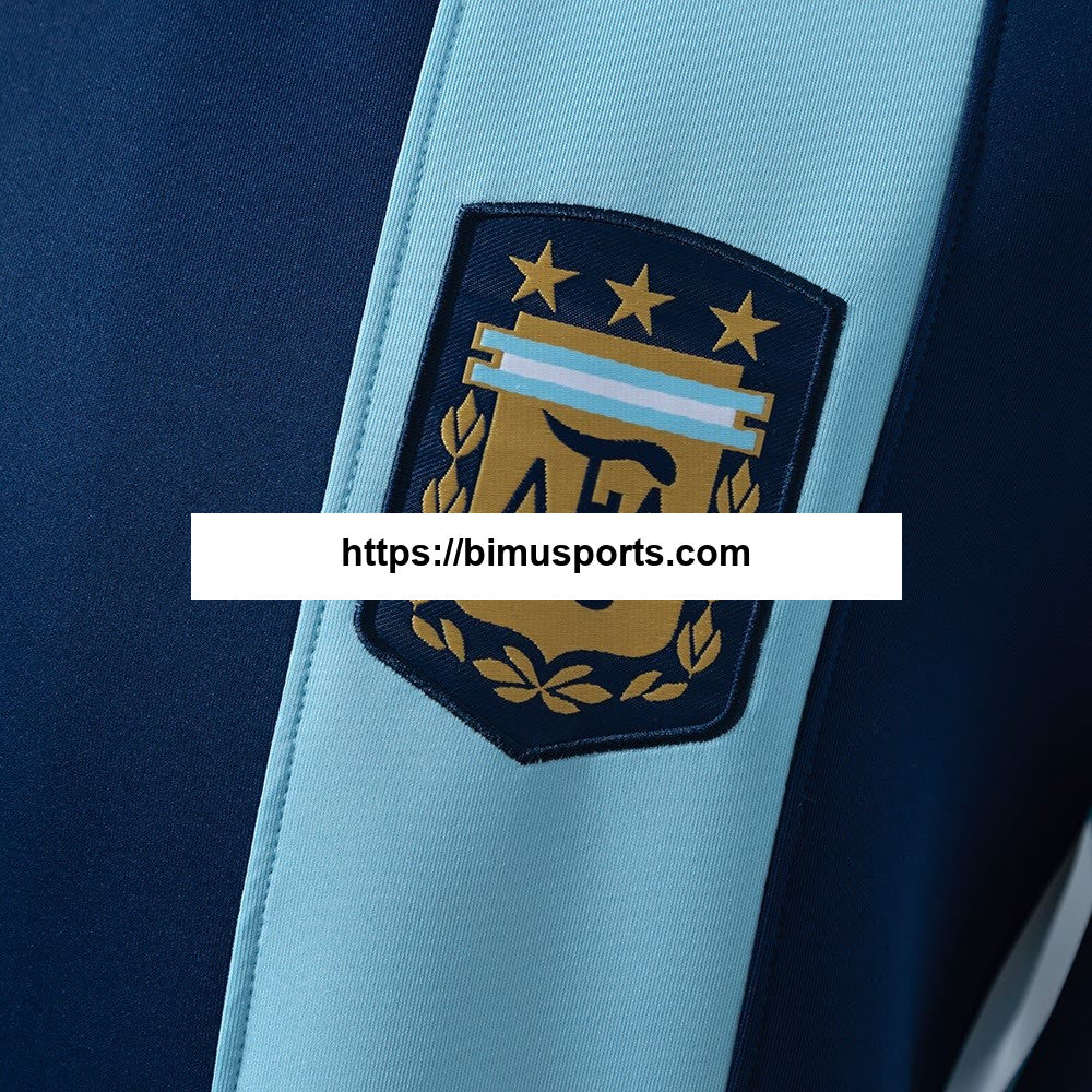 Moletom Argentina 25/26 Manga Comprida - Azul Escuro e Azul Claro