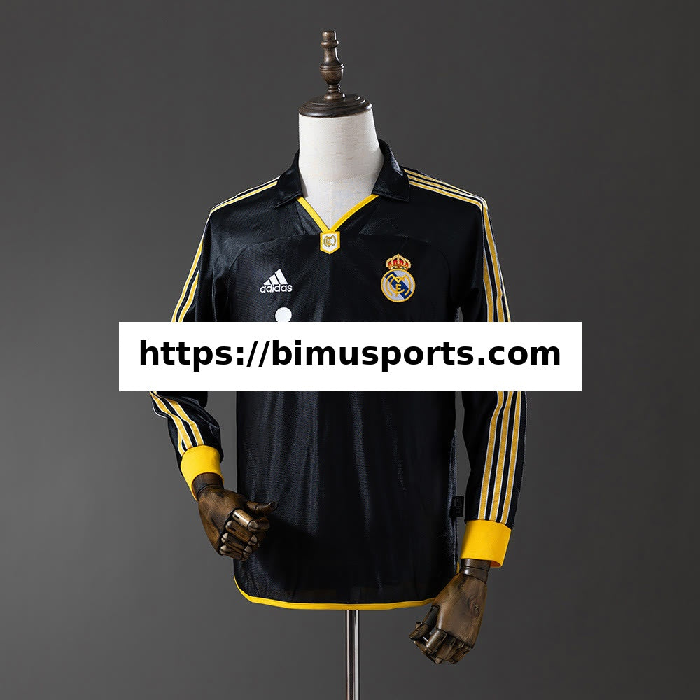 Camisola Real Madrid 98/00 Alternativa Manga Comprida Retro