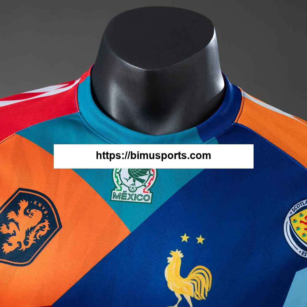 Camisola da versão especial do jogador da edição especial da Copa do Mundo de