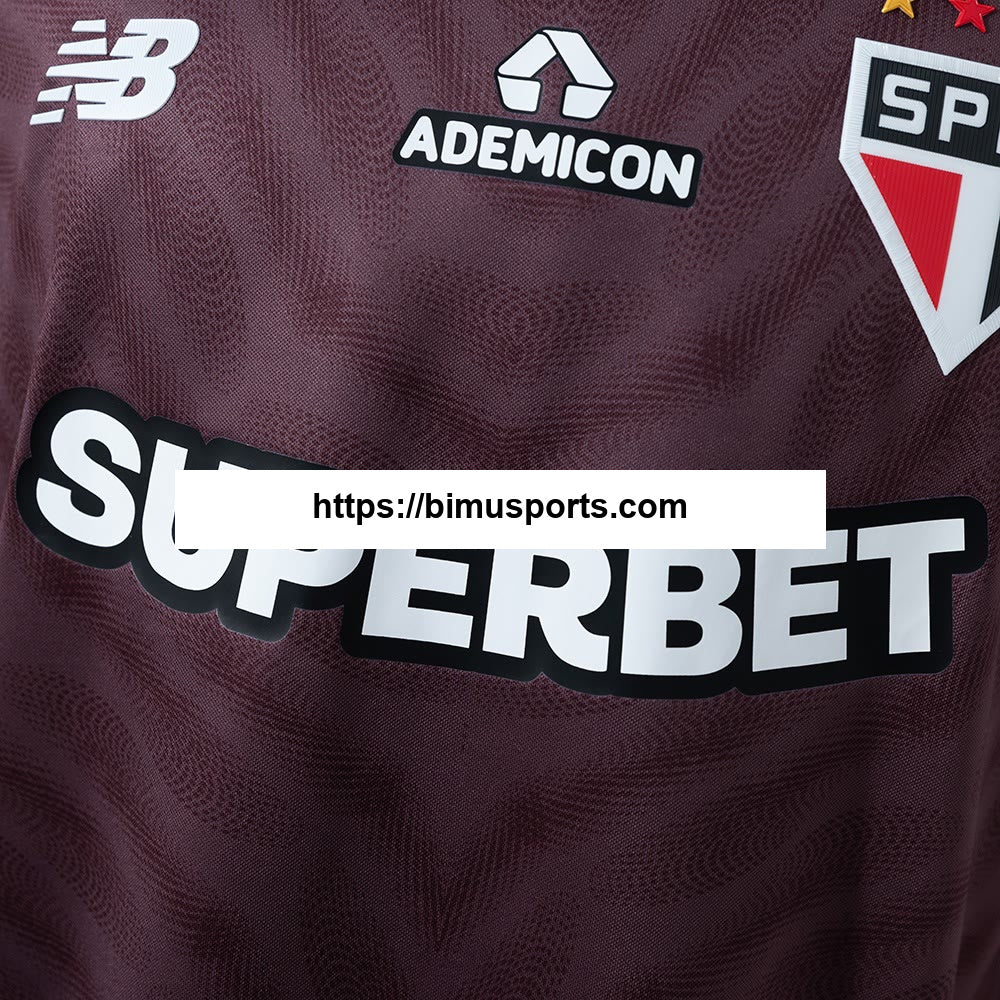 Camisola de Goleiro São Paulo 26/27 - Deep Burgundy