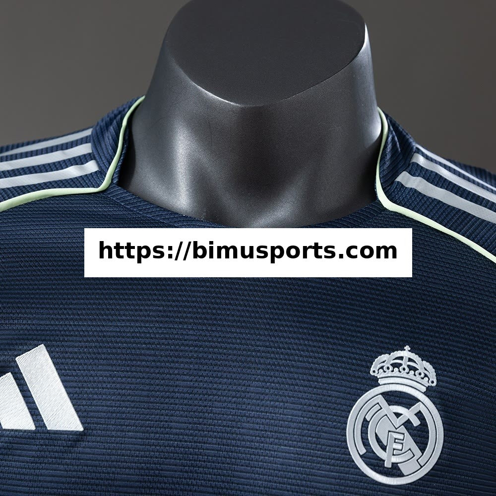 Camisola Real Madrid 25/26 Alternativa Manga Comprida Versão de Jogador