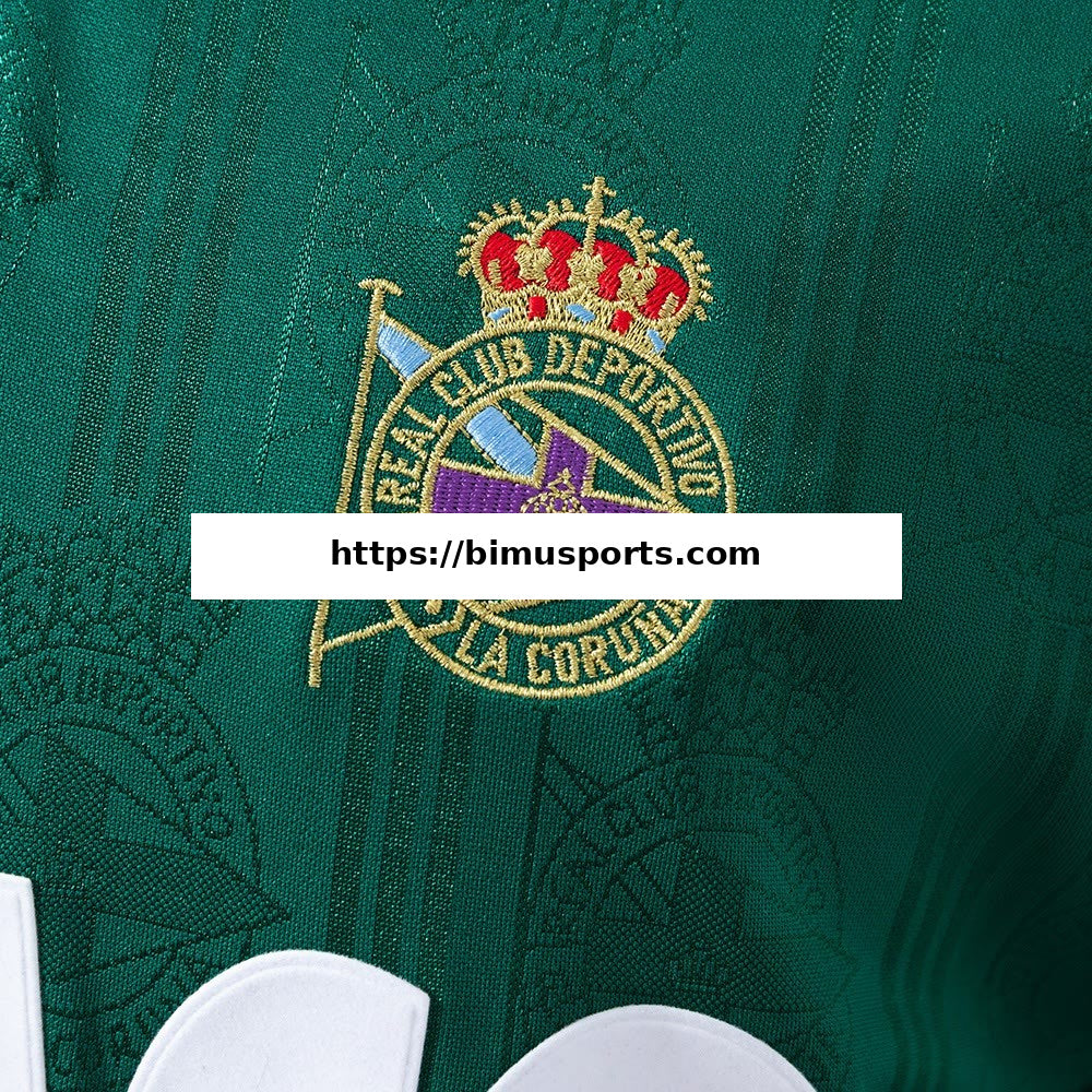 Camisola Deportivo La Coruna 99/00 Alternativa Retro de Manga Comprida