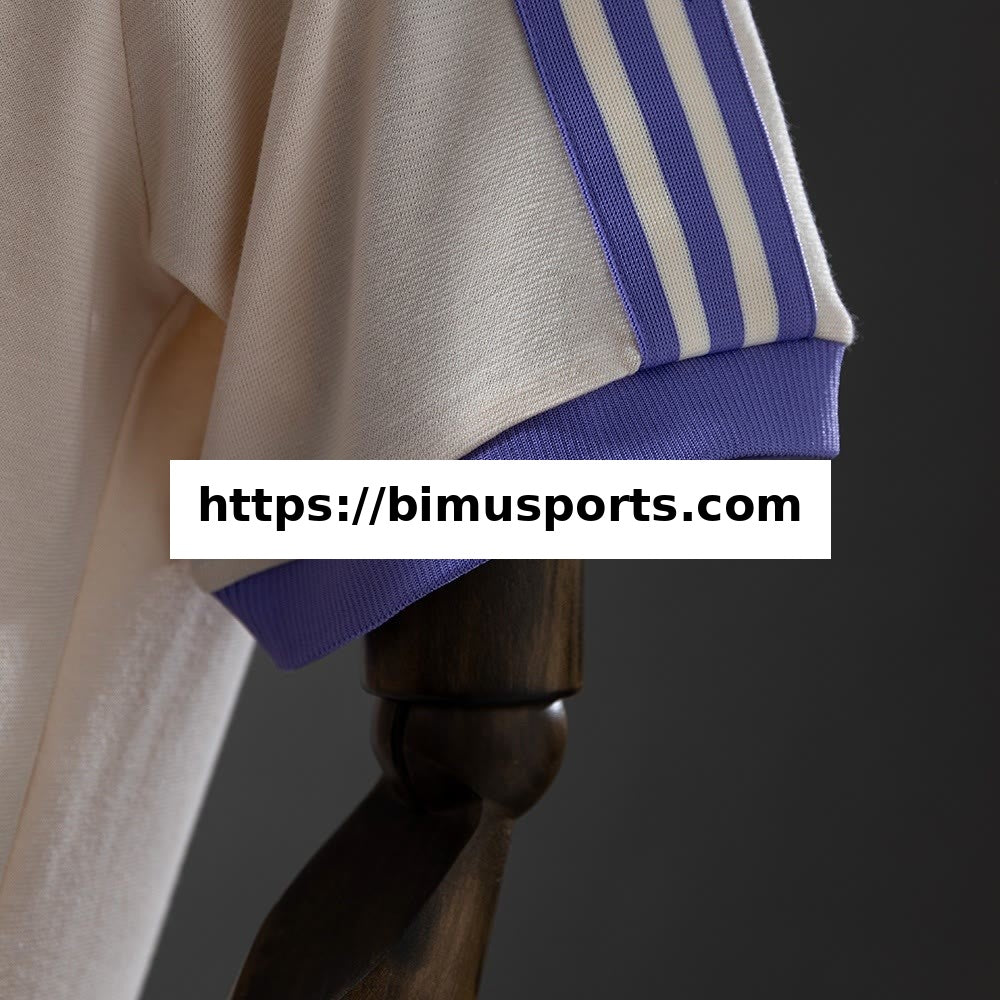 Camisola Real Madrid Originais 3-stripes Bege T-shirt