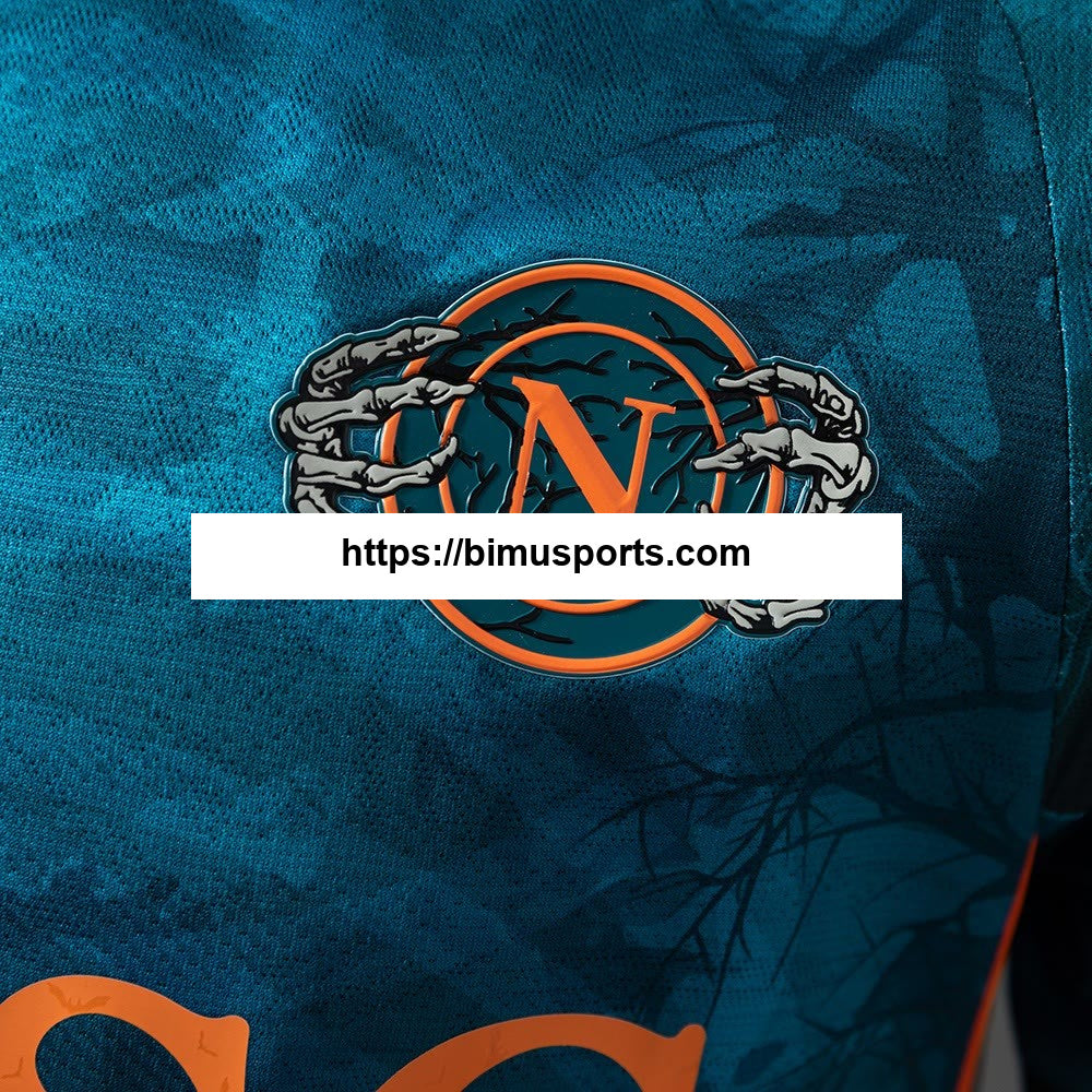 Camisola Napoli 25/26 Halloween Azul Versão Jogador