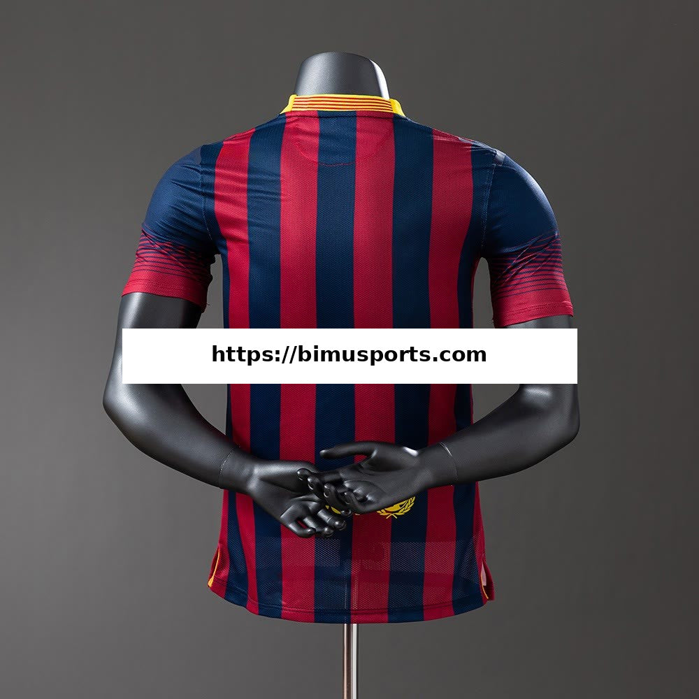 Camisola Barcelona 13/14 Principal Retro Versão de Jogador