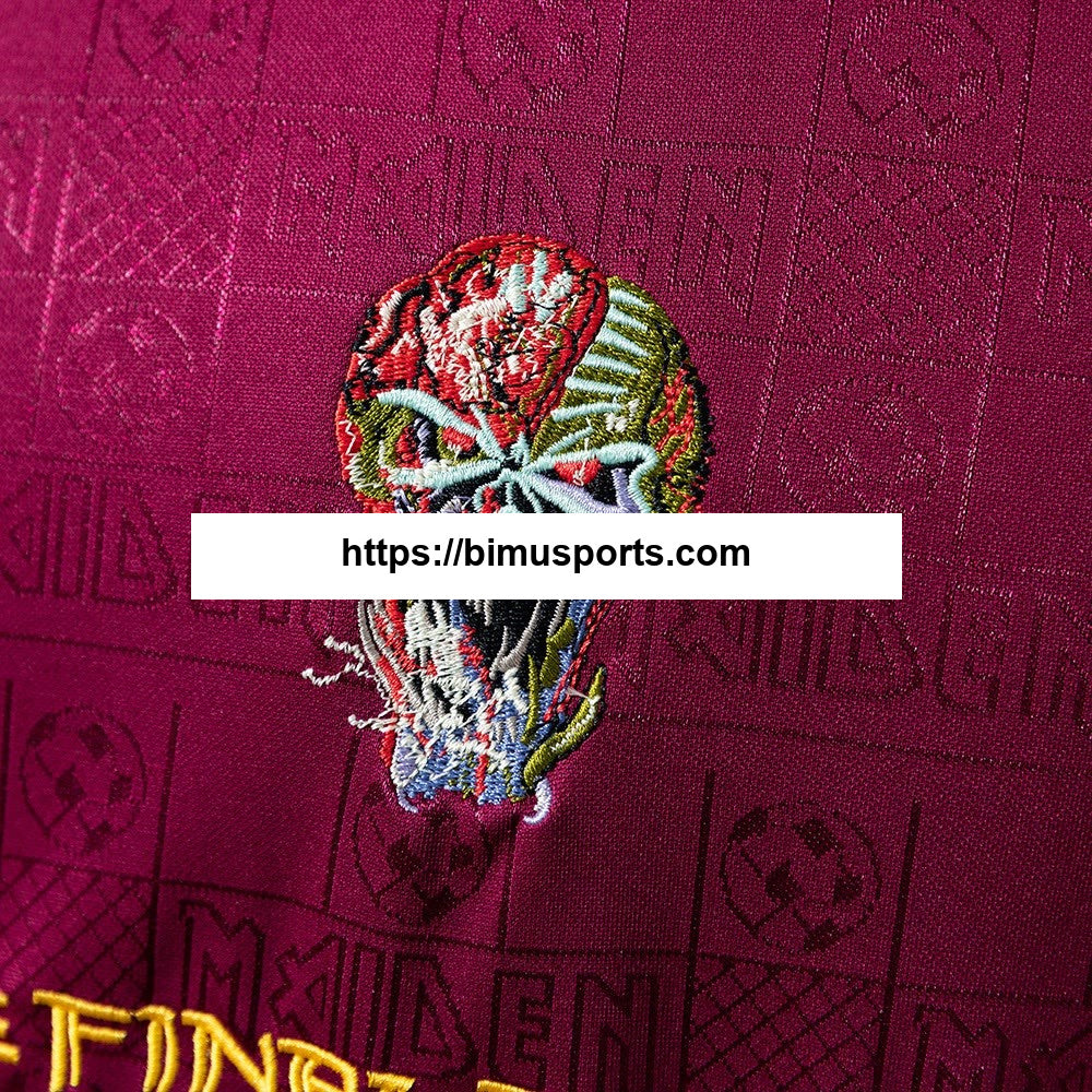 Camisola Iron Maiden x West Ham United 2010 Alternativo Retro