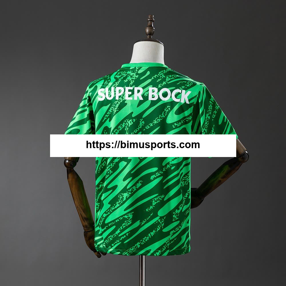 Camisola Sporting CP 25/26 Green guarda - redes