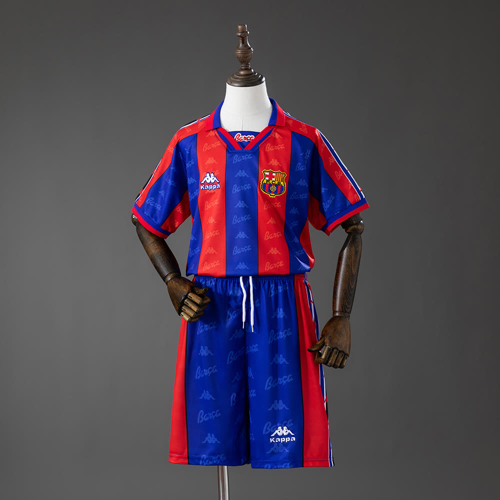 Camisola Barcelona 96/97 Principal Equipamento Infantil Retro