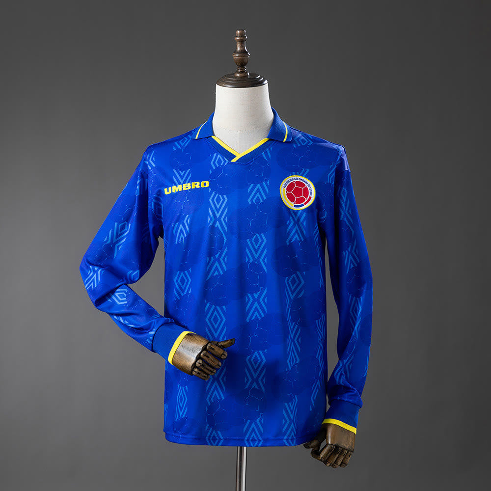 Camisola alternativa de manga comprida da Colômbia 1994