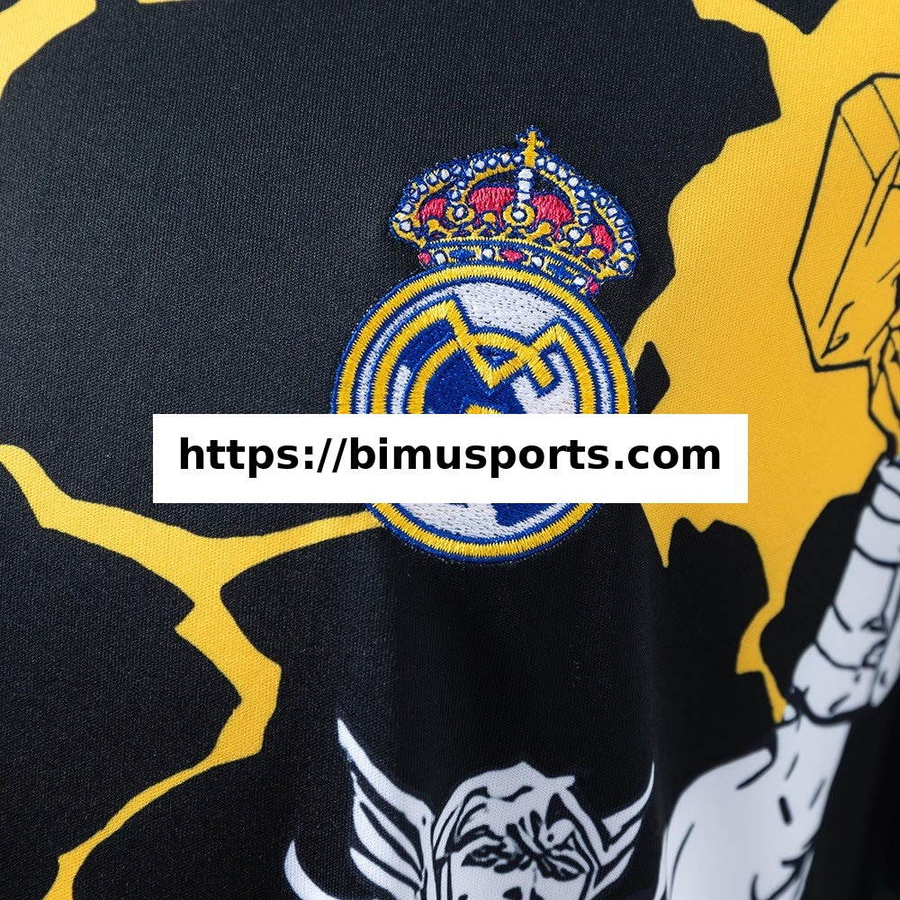 Camisola Real Madrid 25/26 Avengers - Pré-Jogo(Preto)