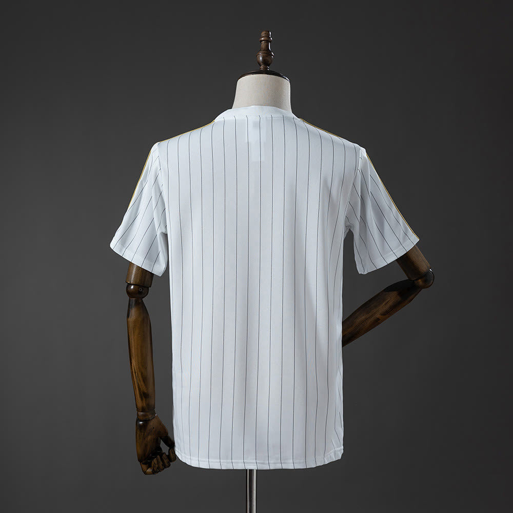 Camisola Real Madrid Terrace Icons T-shirt Branco Dourado