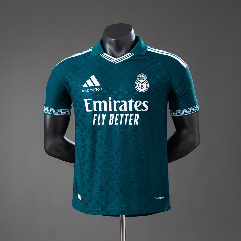Camisola Real Madrid 26/27 Edição Especial - Escuro Verde Versão de Jogador