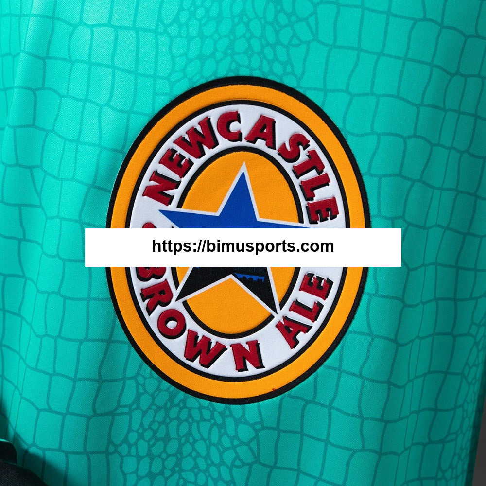 Camisola retrô de manga comprida do goleiro Newcastle United 97/98