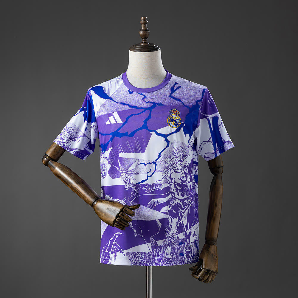 Camisola Real Madrid 25/26 Avengers - Pré-Jogo (Roxo)