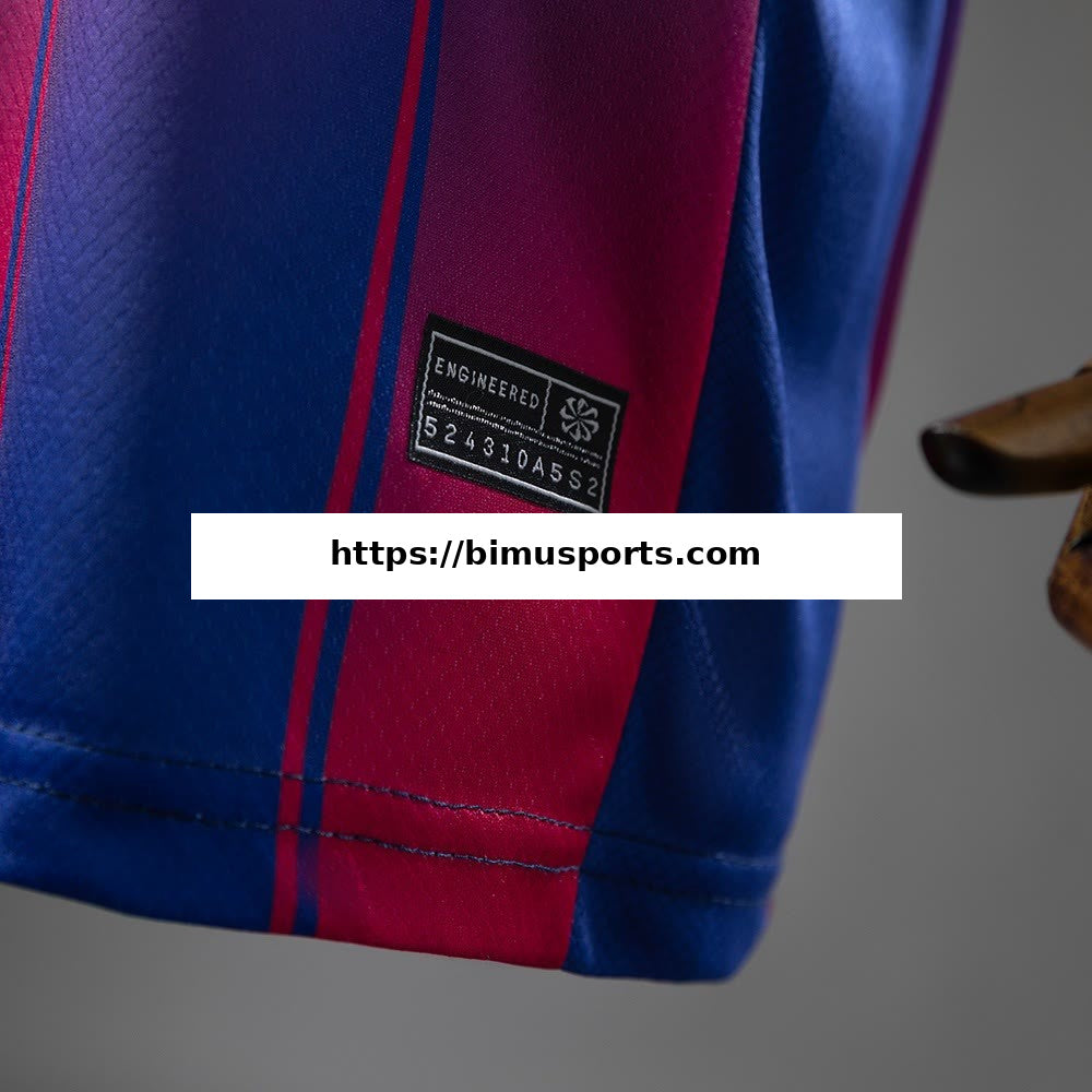 Camisola Barcelona 25/26 colaboração x DPLAY Equipamento Infantil